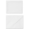 12 Packs: 10 ct. (120 total) 4.25" x 5.5" White Frame Cards & Envelopes by Recollections™